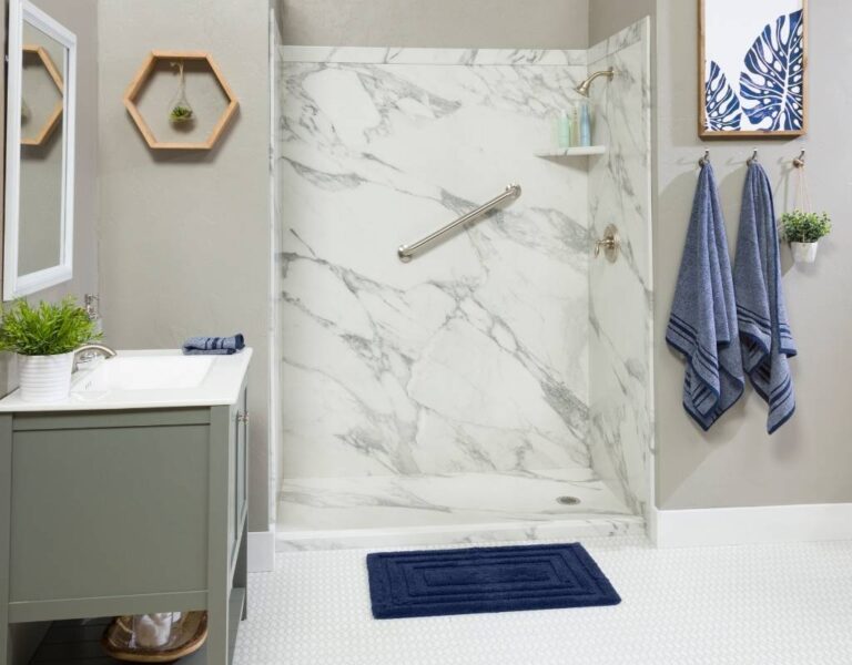 Sentrel Calacatta White Shower